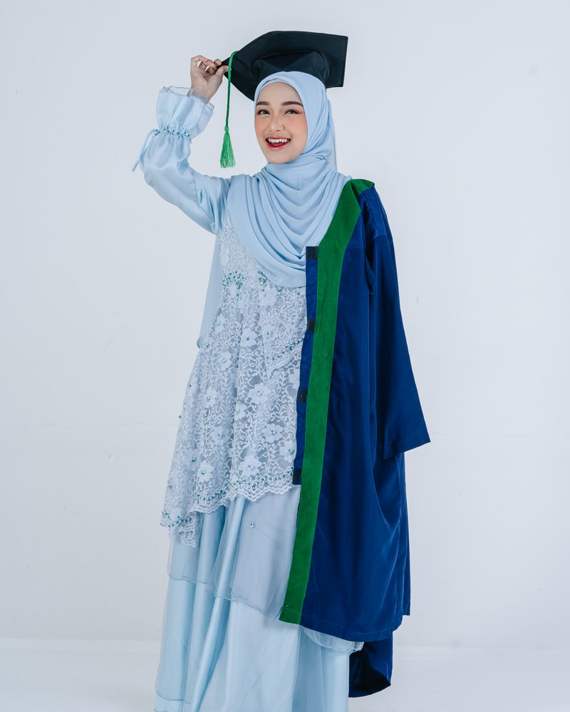 Luthfiyah Sky Blue Dress