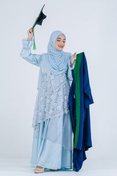 Luthfiyah Sky Blue Dress