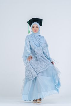 Luthfiyah Sky Blue Dress