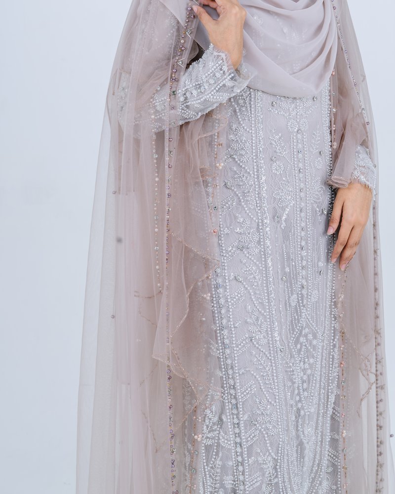 Dress champagne nudia
