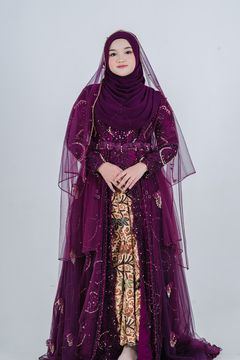 Kebaya Burdgundy