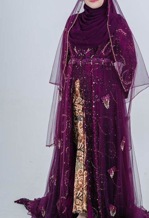 Kebaya Burdgundy