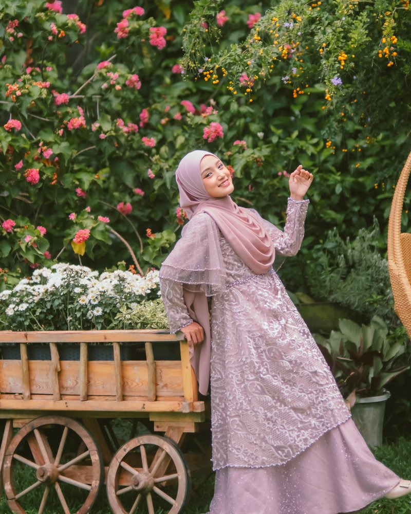 Salwah Dusty Pink Dress